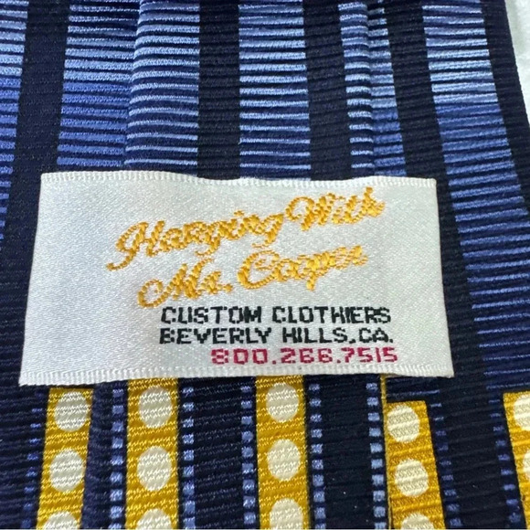 Vintage Pierre Pacha 100% Silk Italian Made For Hanging with Mr Cooper Clothiers - Picture 3 of 7